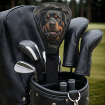 Durchbruch des wilden Rottweilers