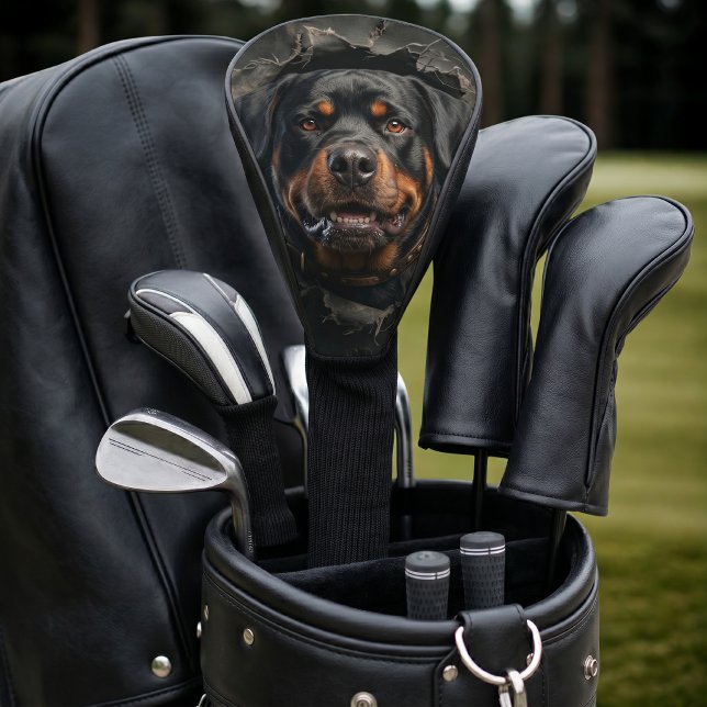 Durchbruch des wilden Rottweilers Golf Headcover (Von Creator hochgeladen)