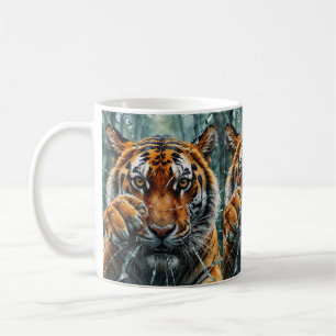 Durchbruch durch Tiger Kaffeetasse
