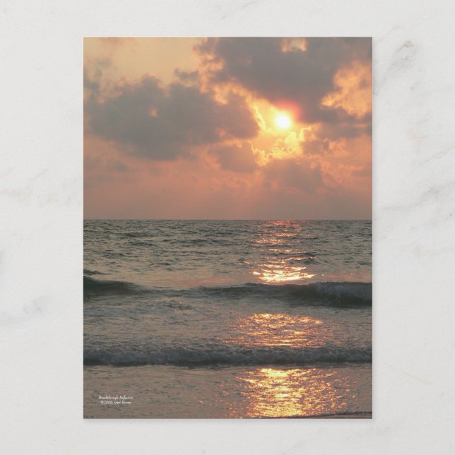 Durchbruch Reflektion Postkarte (Vorderseite)