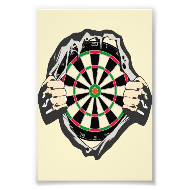 Durchbruch zum Bullseye - Ultimate Dartboard Fotodruck (Vorne)