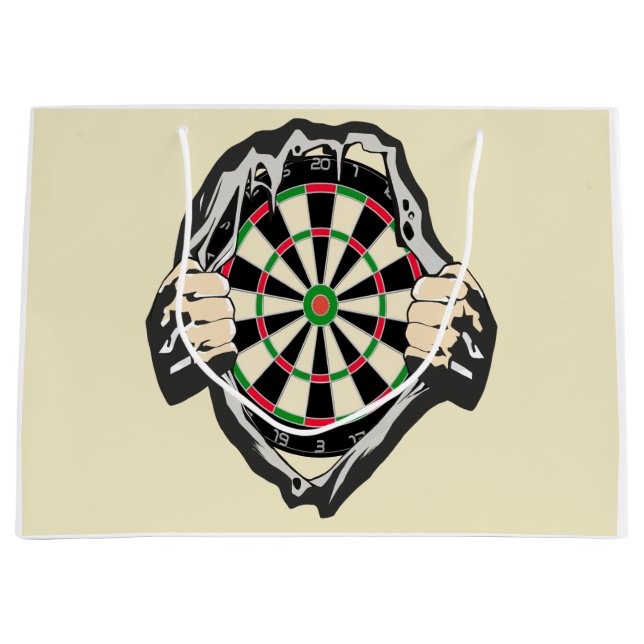 Durchbruch zum Bullseye - Ultimate Dartboard Große Geschenktüte (Vorderseite)