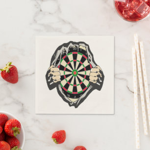 Durchbruch zum Bullseye - Ultimate Dartboard Serviette