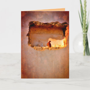 Durchdachte Taube Karte