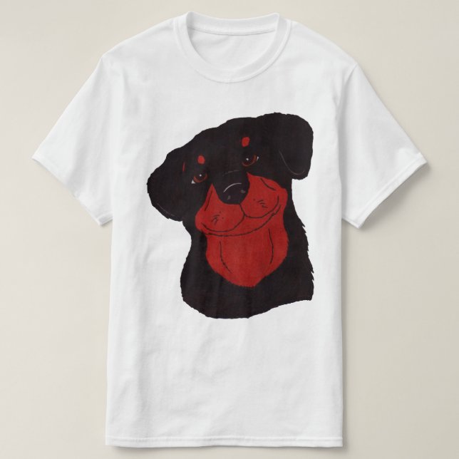 Durchdachtes Rottweiler T-Shirt (Design vorne)