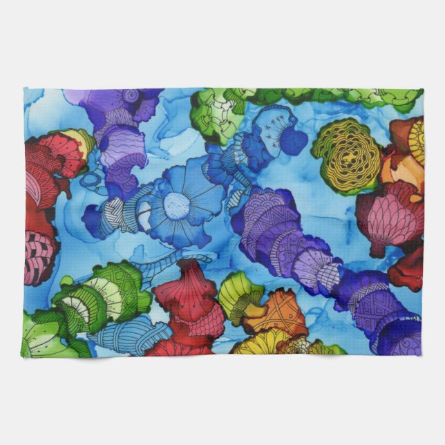 Durcheinander-Geschirrtuch Geschirrtuch (Horizontal)