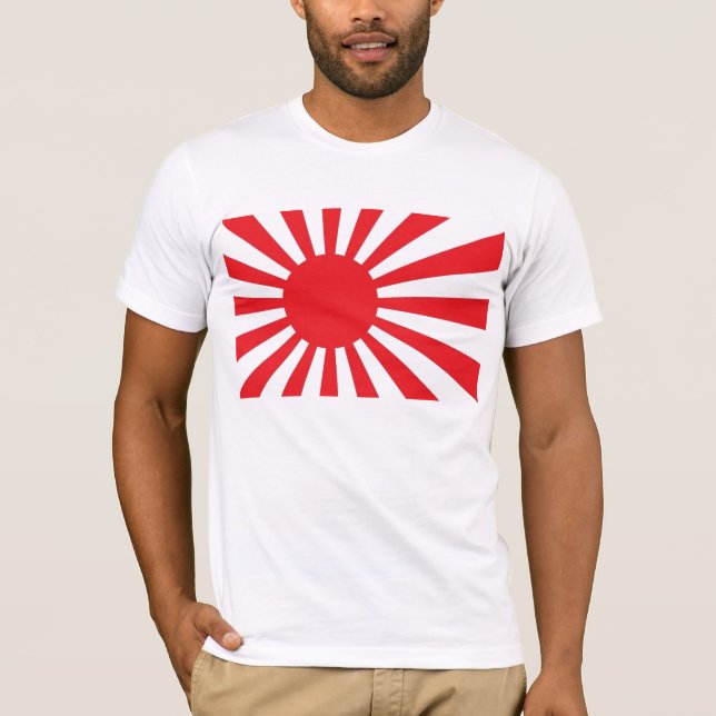 DURCHEINANDER-JAPAN-FLAGGEN-T-SHIRT T-Shirt (Vorderseite)
