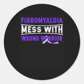 Durcheinander mit dem falschen Krieger Runder Aufkleber