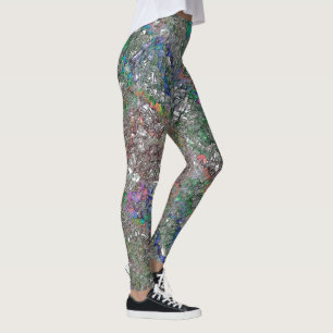 Durcheinander von Farbstücken, die nicht wirklich Leggings