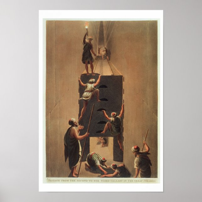 Durchfahrt von der zweiten zur dritten Galerie im Poster (Vorne)