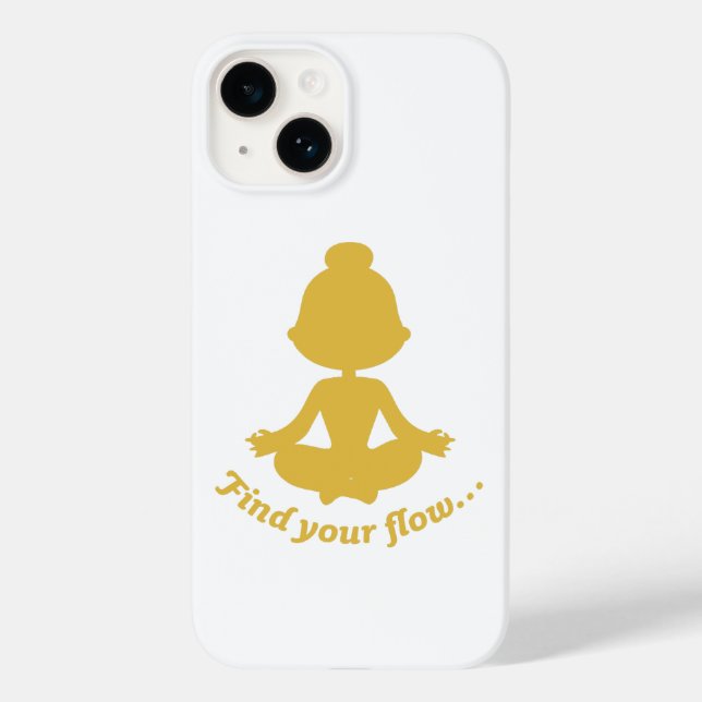 Durchfluss-Handy-Fall finden (Lila) Case-Mate iPhone Hülle (Rückseite)