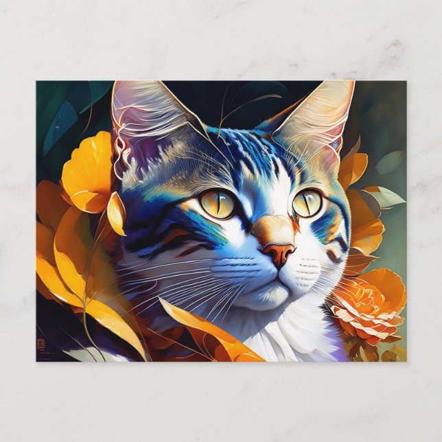 Durchfluss Postkarte (Vorderseite)