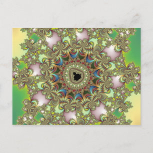 Durchfuhr - Fraktal Postkarte