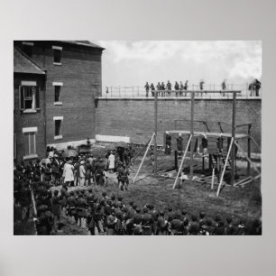 Durchführung von vier Leute-Lincoln-Verschwörern Poster