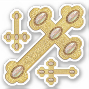 Durchgänge mit 5 Imitate Opals - Kontakt Aufkleber