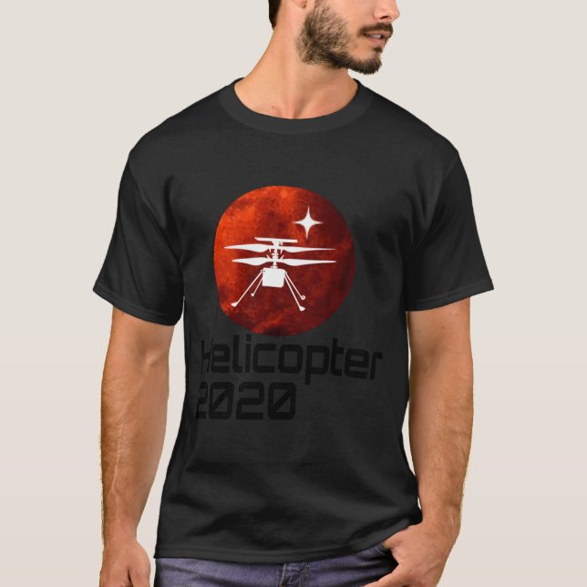 Durchhaltevermögen Mars Rover Helicopter Inaufity  T-Shirt (Vorderseite)
