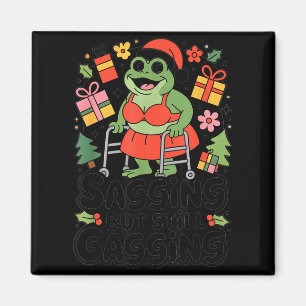 Durchhängend, aber immer noch lustiger Weihnachtsf Magnet