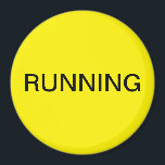 Durchlaufender minimaler gelber Geschirrspüler-Mag Magnet<br><div class="desc">Minimaler Küchenmagnet mit gelbem Hintergrund für die Küchenorganisation. Passen Sie Ihren Text an.</div>