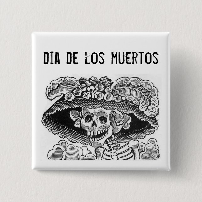 Durchmesser de Los Muertos Button (Vorderseite)