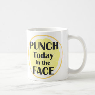 Durchschlag heute im Gesichts-Tassen-Inspirational Tasse