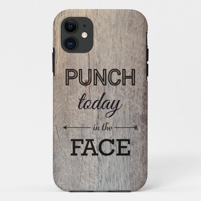 Durchschlag heute in der Gesichts-lustigen Case-Mate iPhone Hülle (Rückseite)