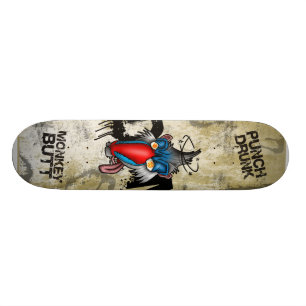 Durchschlags-betrunkener Affe-Hintern Skateboard
