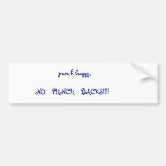 Durchschlags-Buggy,          … Autoaufkleber