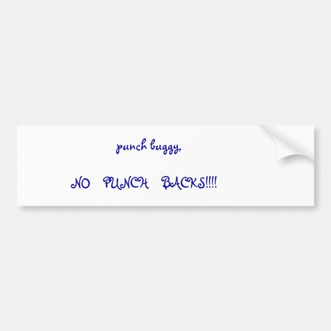 Durchschlags-Buggy,          … Autoaufkleber (Vorne)