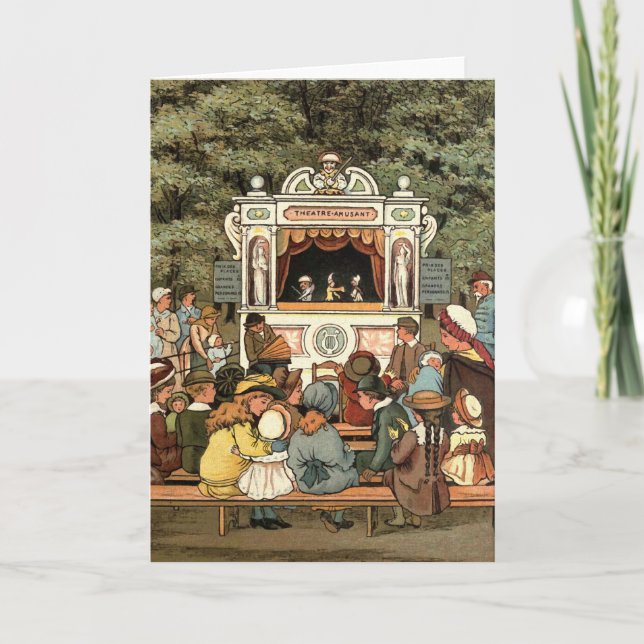 Durchschlags-und Judy Puppenspiel " Karte (Vorderseite)