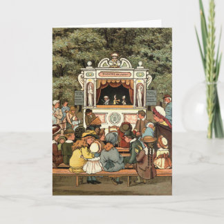 Durchschlags-und Judy Puppenspiel " Karte