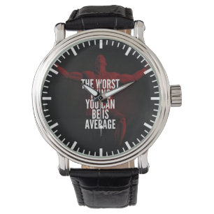 DURCHSCHNITT - Bodybuilding Workout Motivierend Armbanduhr