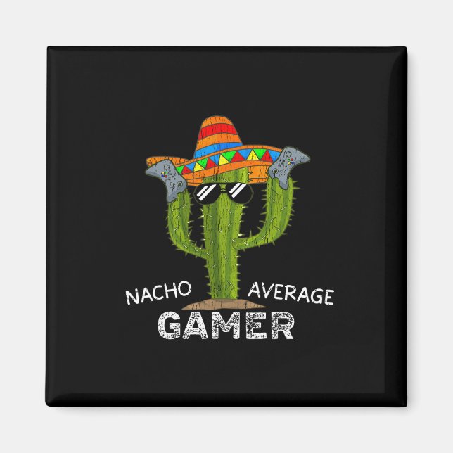 Durchschnittliche Funny Gamer Video Game Lover Gam Magnet (Vorne)