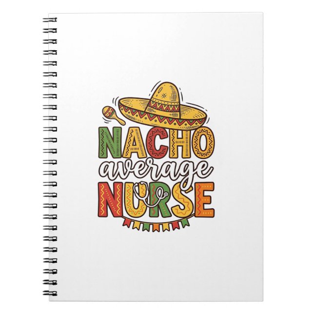 Durchschnittliche Krankenschwester Cinco De Mayo-S Notizblock (Vorderseite)