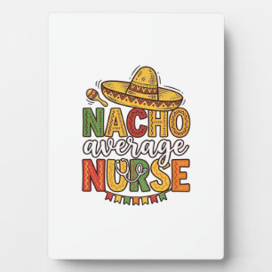 Durchschnittliche Krankenschwester Cinco De Mayo T Fotoplatte