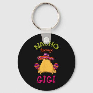 Durchschnittliche Nacho Gigi Mexikanische Cinco De Schlüsselanhänger