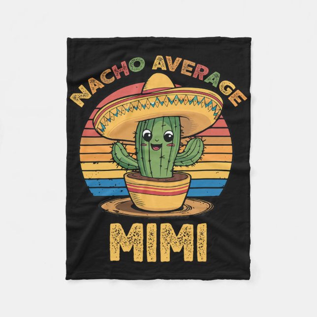 Durchschnittliche Nacho Mimi passendes mexikanisch Fleecedecke (Vorderseite)