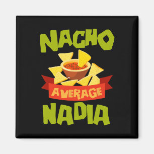 Durchschnittliche Nadia nicht Funny Birthday Perso Magnet