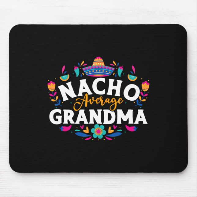 Durchschnittliche Oma Cinco De Mayo Mexican Matchi Mousepad (Vorne)