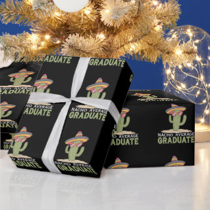 Durchschnittlicher Nacho-Absolvent Kaktus-Abschlus Geschenkpapier