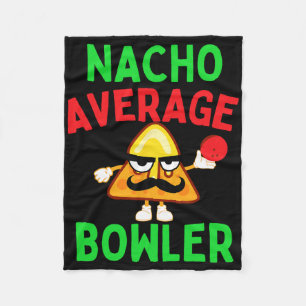 Durchschnittlicher Nacho-Bowler Cinco De Mayo Bowl Fleecedecke