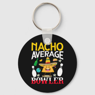 Durchschnittlicher Nacho-Bowler Cinco De Mayo Bowl Schlüsselanhänger