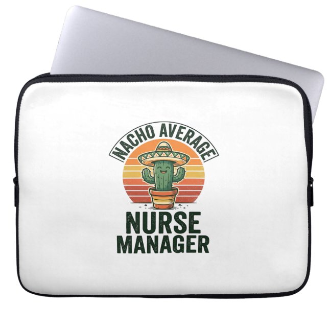 Durchschnittlicher Nacho-Krankenpfleger-Manager Lu Laptopschutzhülle (Vorderseite)