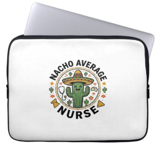 Durchschnittlicher Nacho-Krankenschwester-Kaktus-F Laptopschutzhülle
