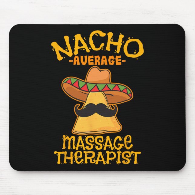 Durchschnittlicher Nacho-Magier-Therapeut Meuse Ci Mousepad (Vorne)