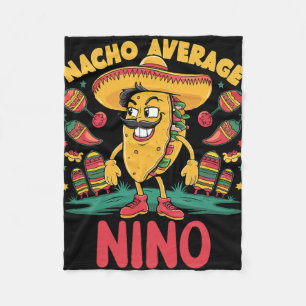 Durchschnittlicher Nacho-Nino-Mexikaner, der Cinco Fleecedecke