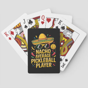 Durchschnittlicher Nacho-Pickleball-Spieler Spielkarten