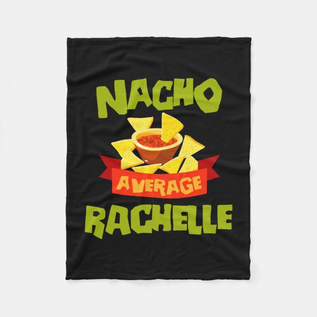 Durchschnittlicher Nacho Rachelle lustiger Geburts Fleecedecke (Vorderseite)