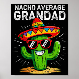 Durchschnittlicher Opa lustig Cinco de Mayo mexika Poster