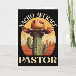Durchschnittlicher Pastor Nacho Cinco De Mayo Mexi Karte