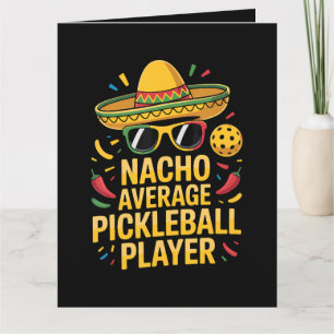 Durchschnittlicher Pickleball-Spieler Dankeskarte
